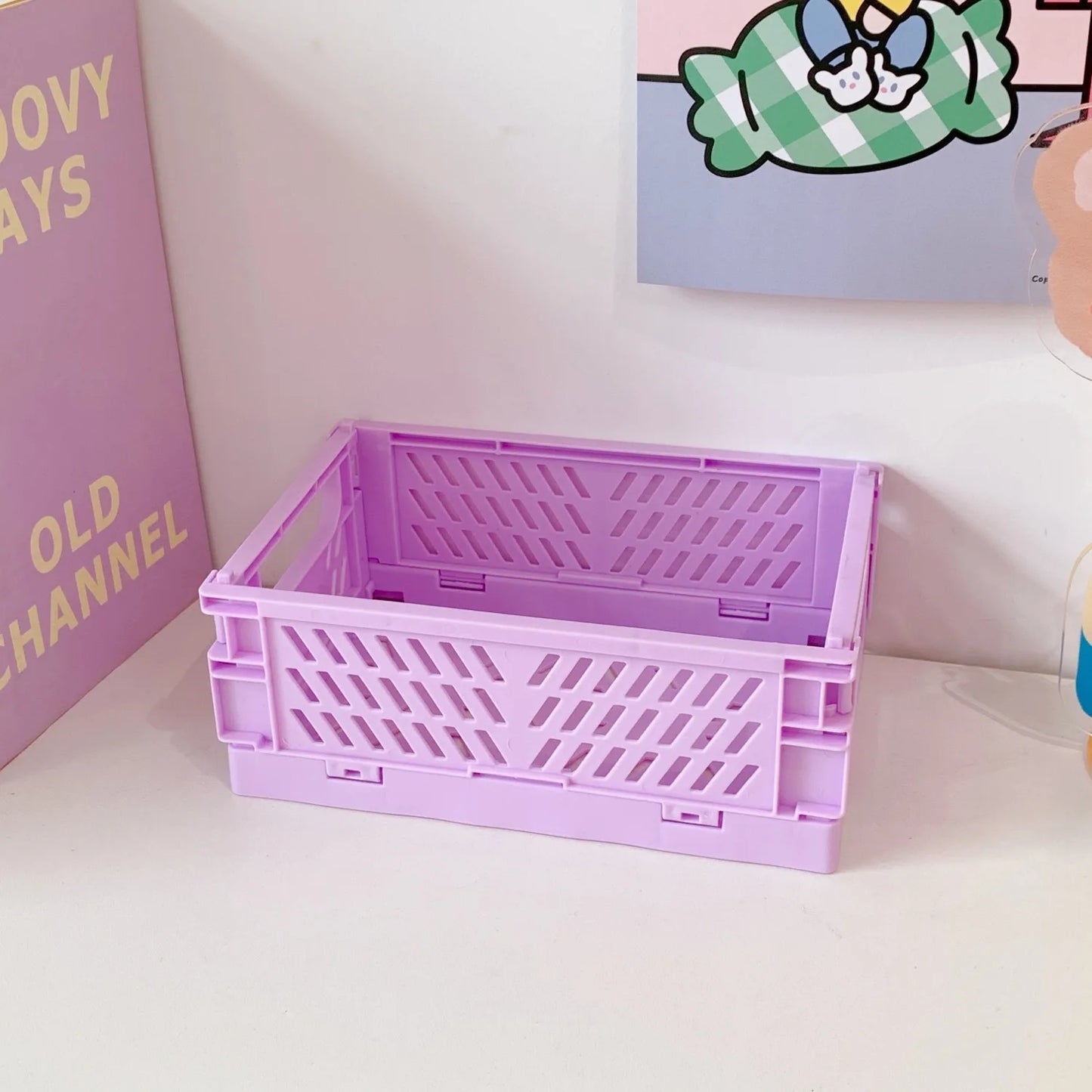 Mini Pastel Storage Crates