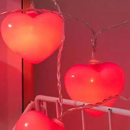 Red Heart String Lights