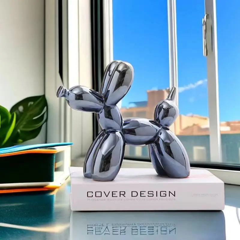 Ceramic Balloon Dog Sculpture