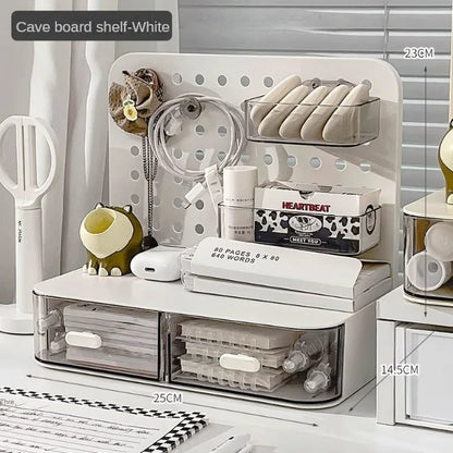 Kawaii Desktop Peg Board Storage Box