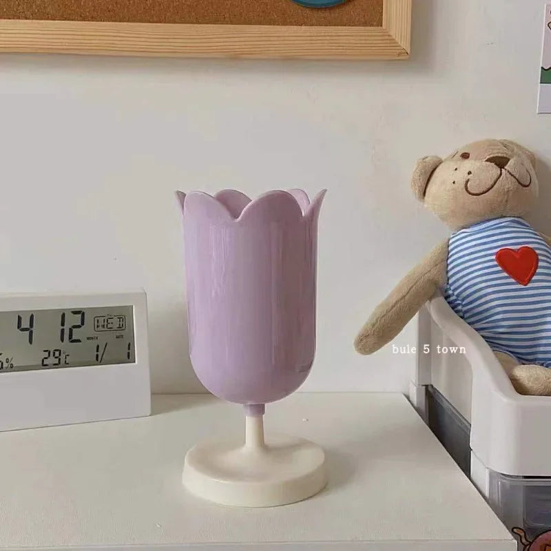 Pastel Tulip Pen Holder