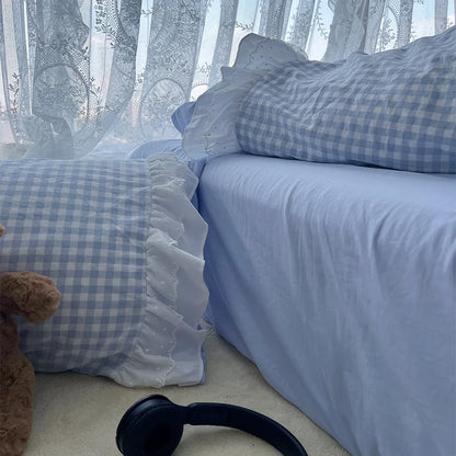 Korean Princess Lace Bedding Set