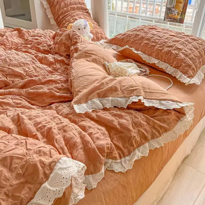 Korean Princess Bedding Set (Summer Style)