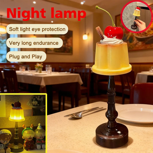 Retro Pudding Night Light