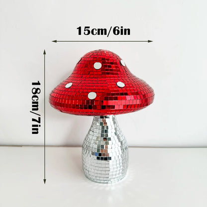 Retro Disco Mushroom Ornament