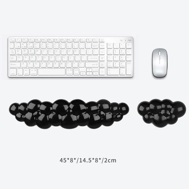 Cloud Keyboard and Mouse Wrist Rest