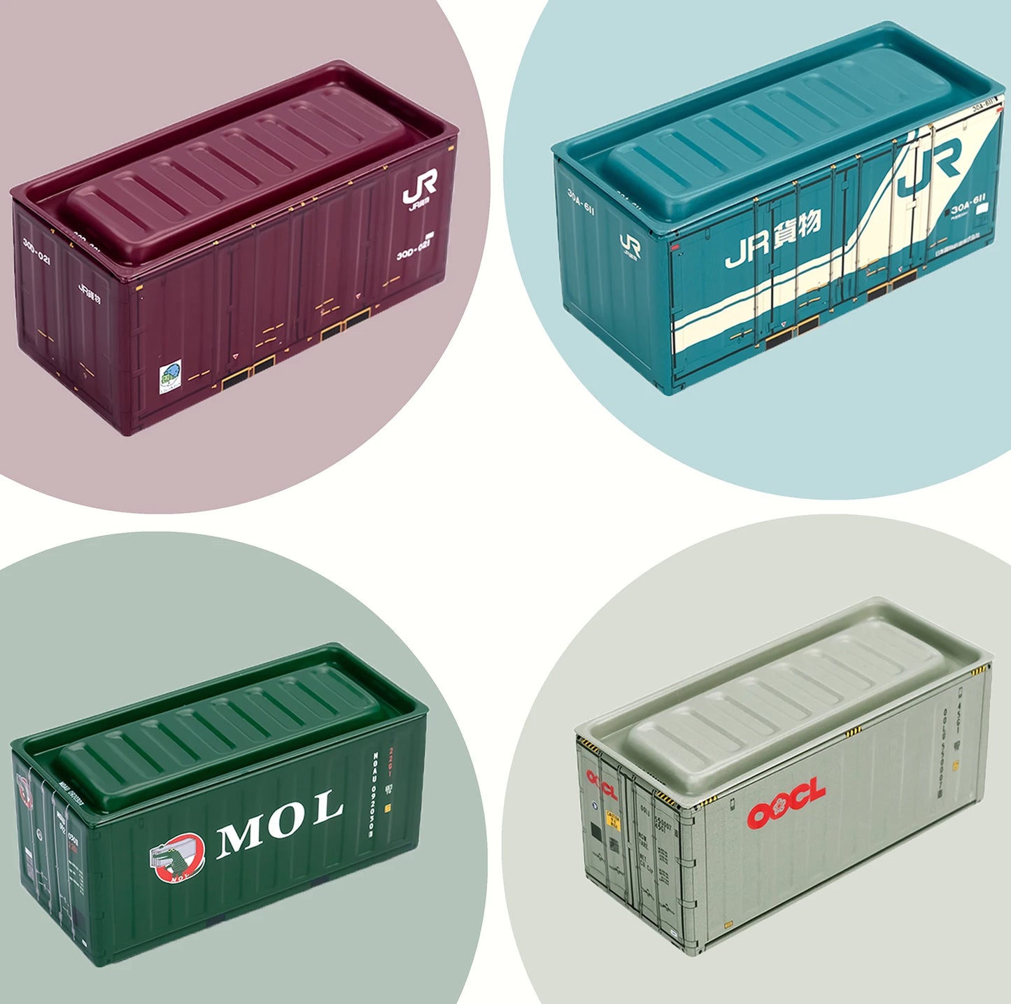 Mini Industrial Style Storage Boxes