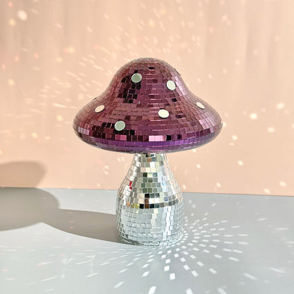 Retro Disco Mushroom Ornament