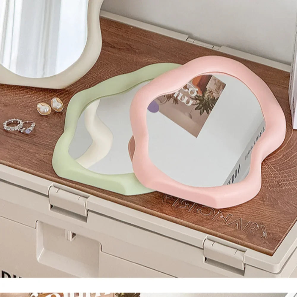 Cream Style Makeup Mirror