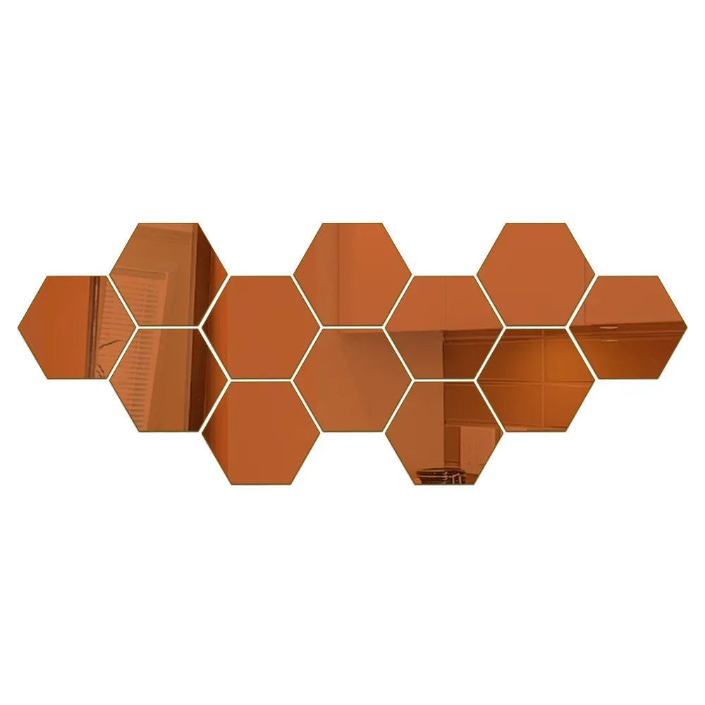 Hexagon Wall Mirror