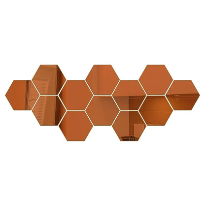 Hexagon Wall Mirror