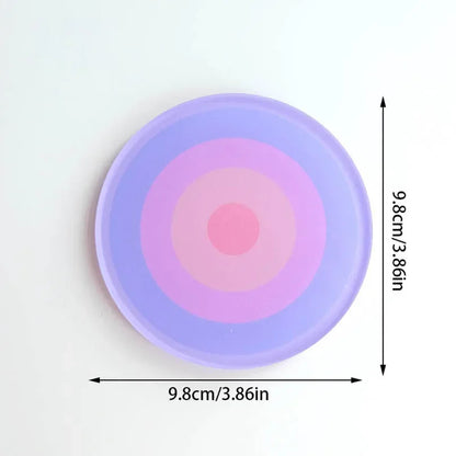 5pcs Acrylic Anti Slip Coaster