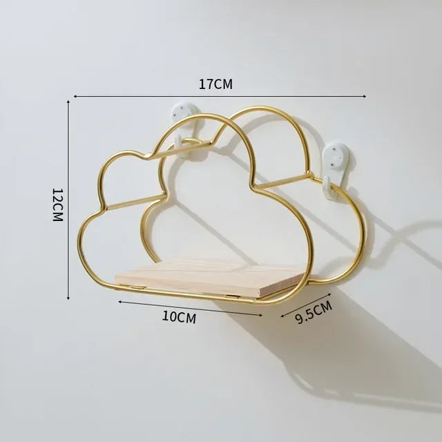 Iron Cloud Wall Shelf