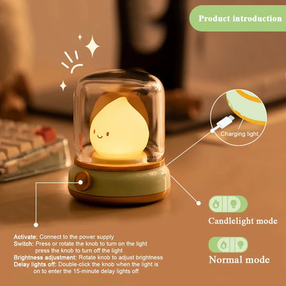 Kerosene LED Cute Flameless Candle Light