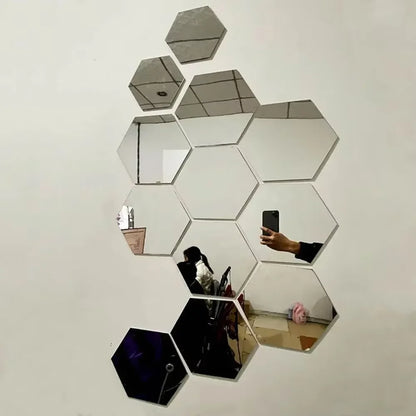 Hexagon Wall Mirror