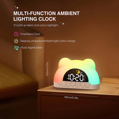 Cute Bear-Shaped Digital Clock