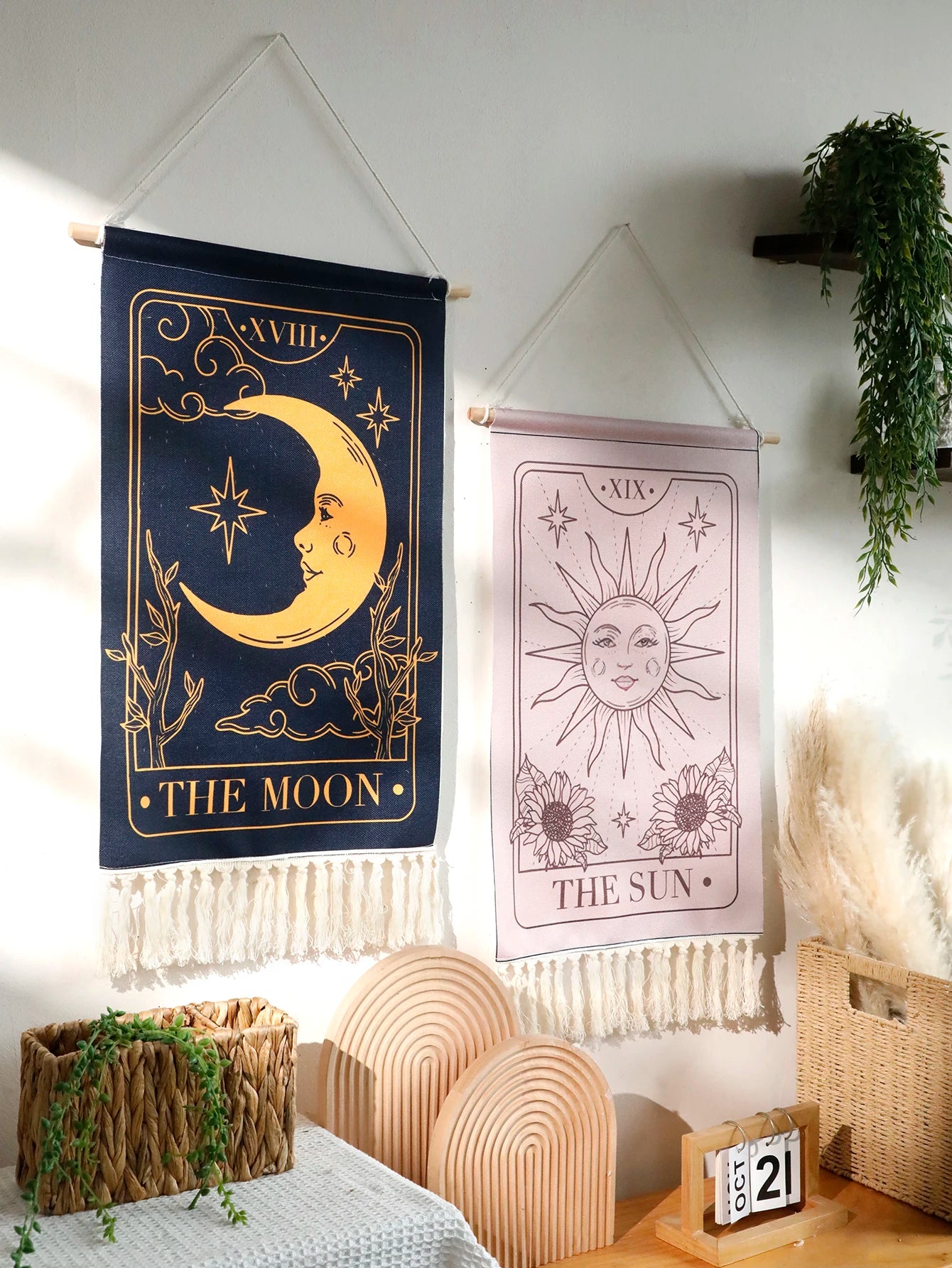 Moon Aesthetic Wall Tapestry