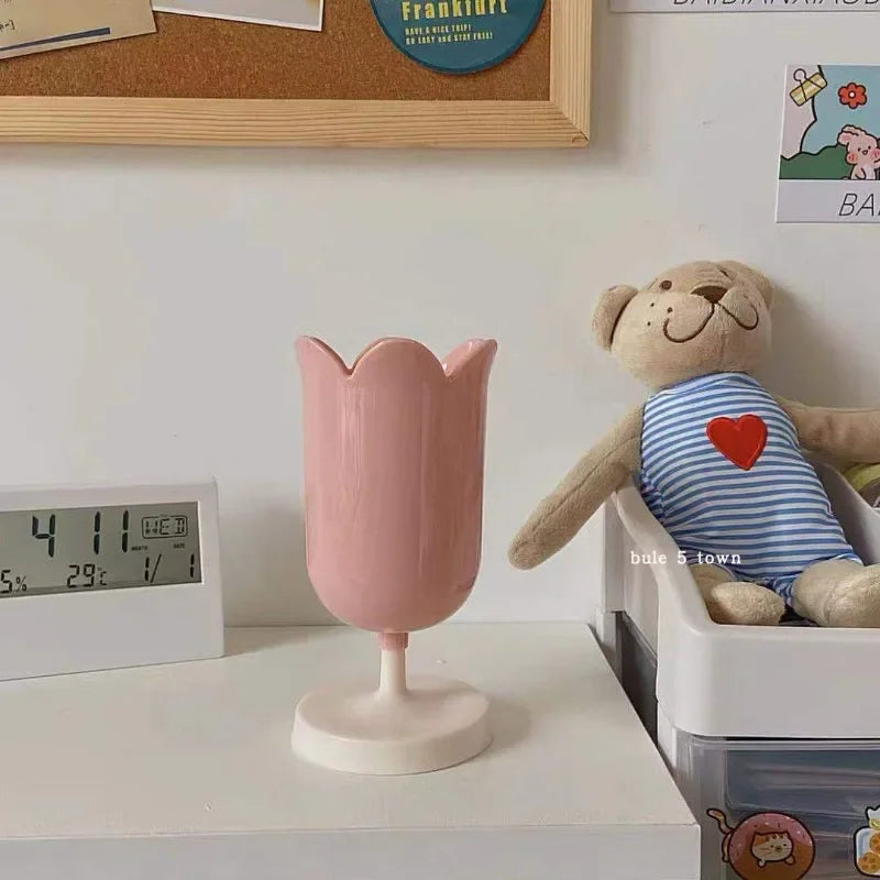 Pastel Tulip Pen Holder