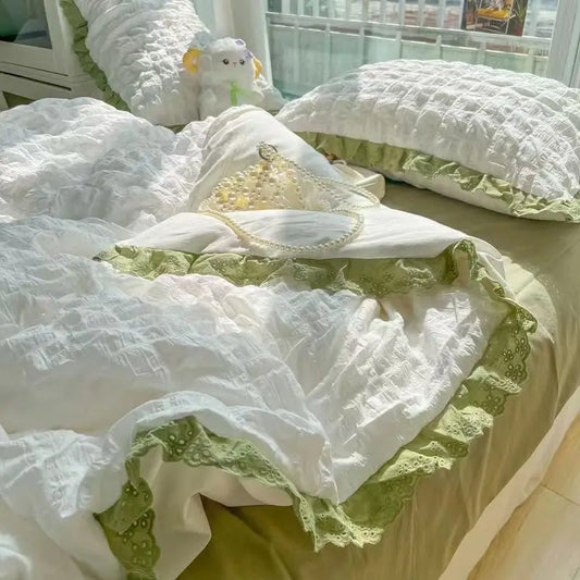 Korean Princess Bedding Set (Summer Style)
