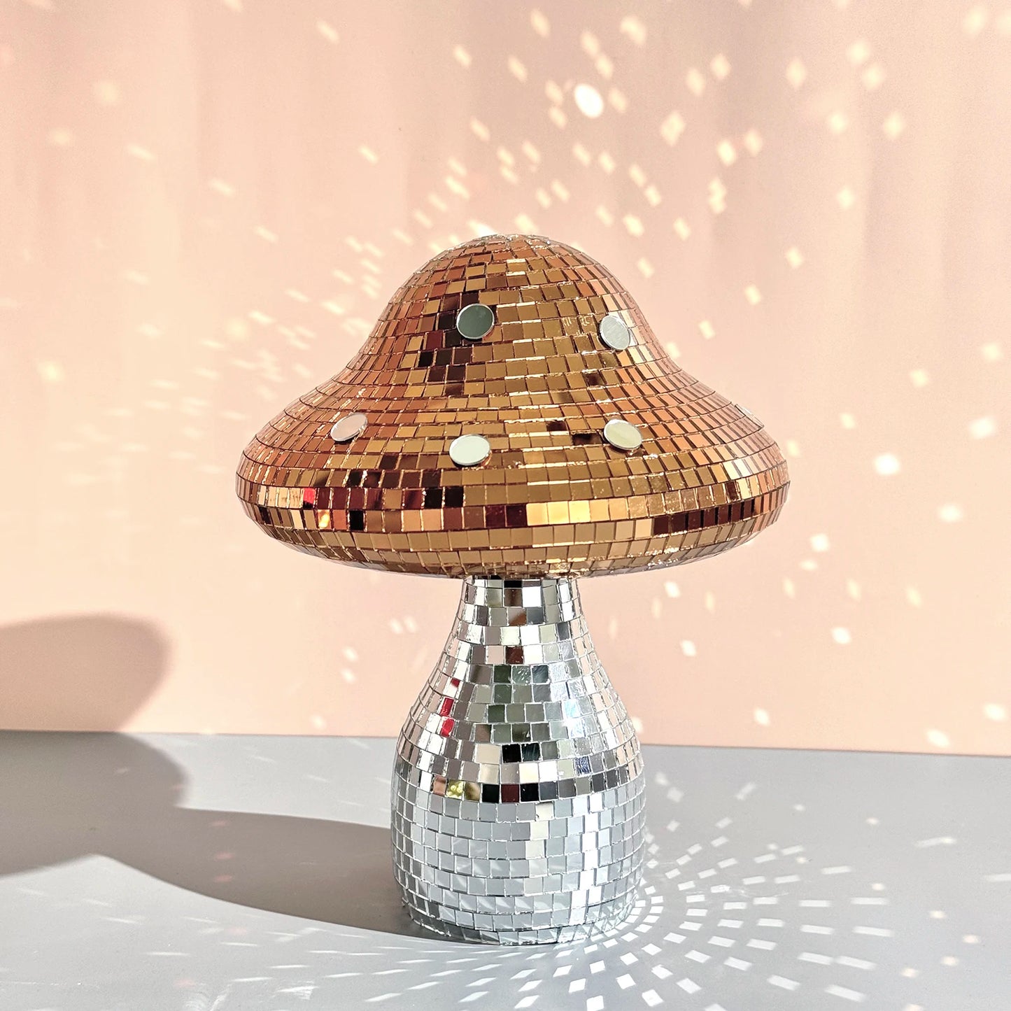 Retro Disco Mushroom Ornament