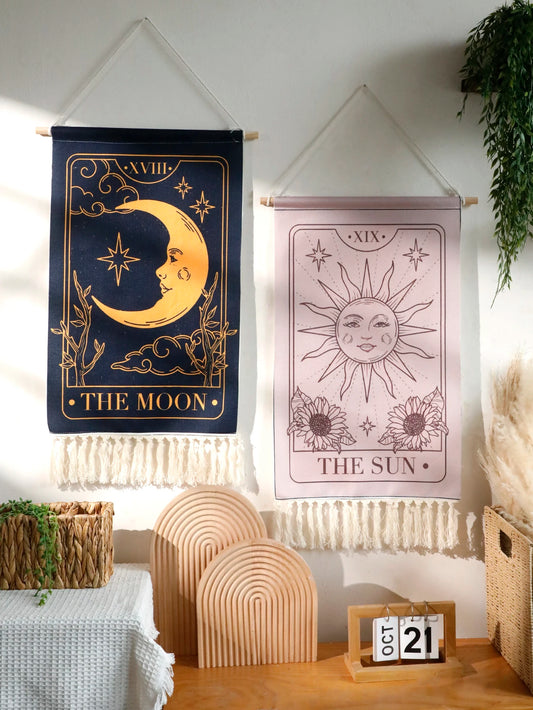 Moon Aesthetic Wall Tapestry