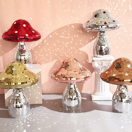 Retro Disco Mushroom Ornament