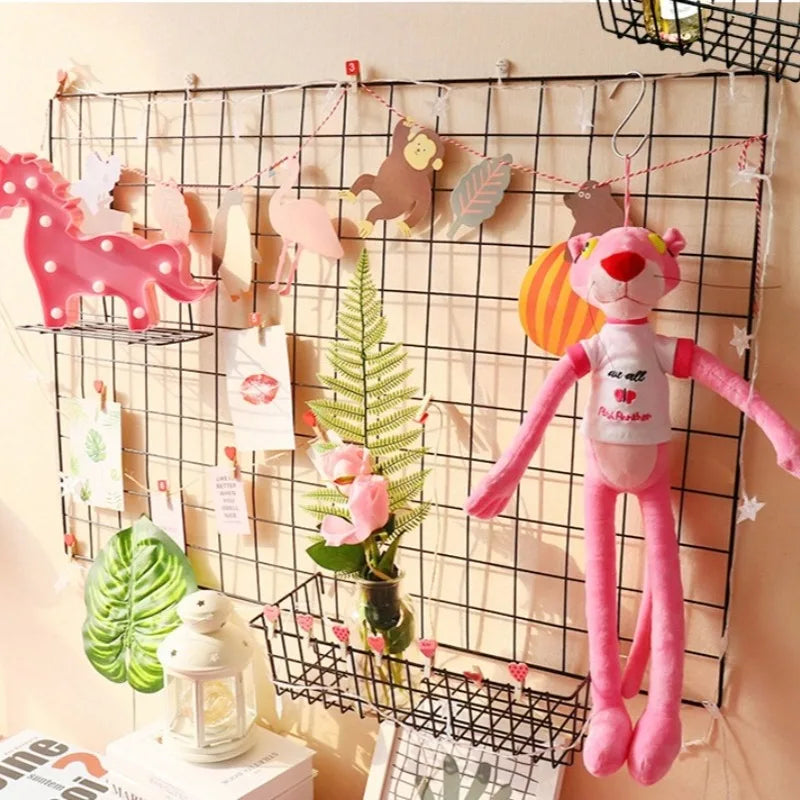 DIY Grid Wall Decor Hanging Rack