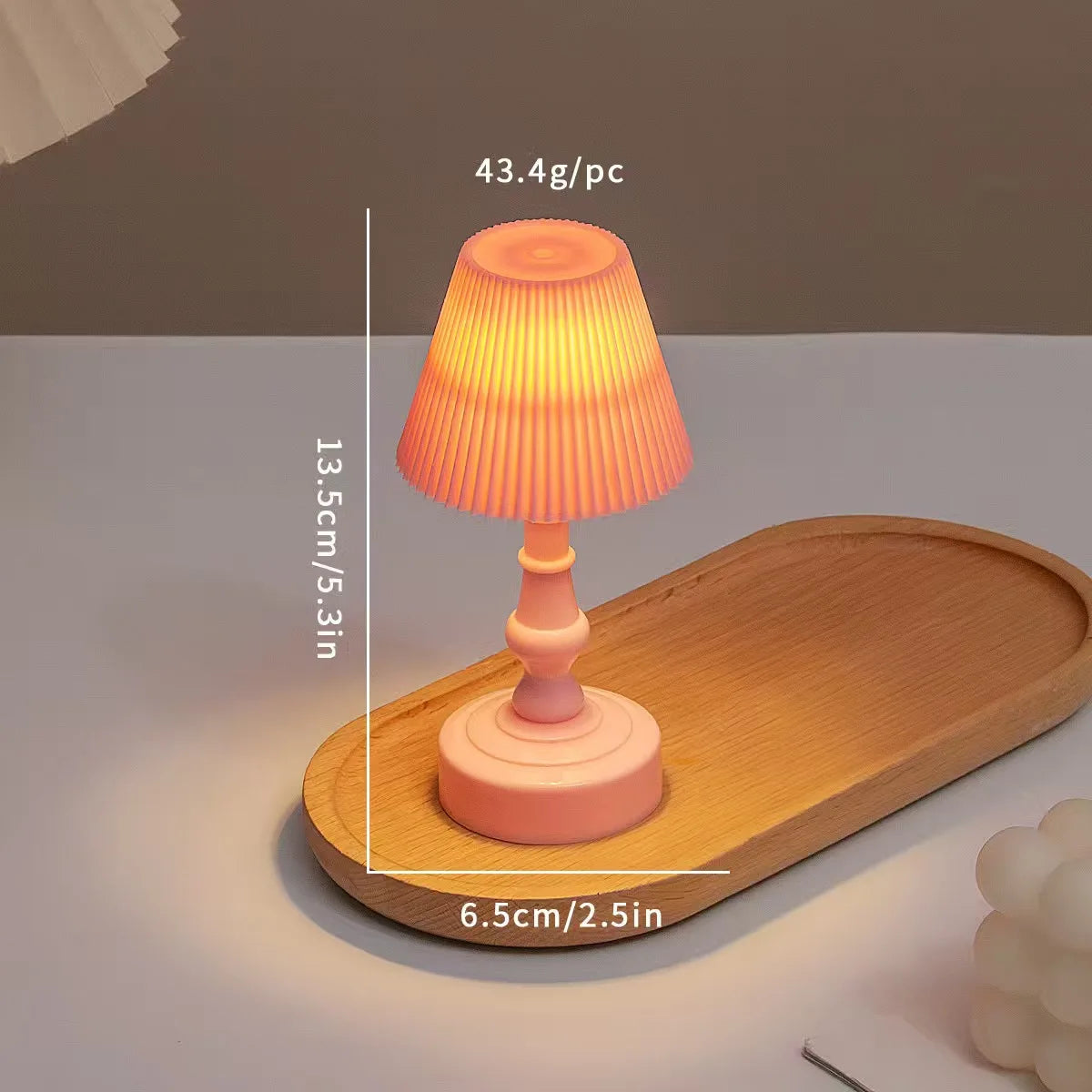 Miniature Retro Flower Desk Lamp