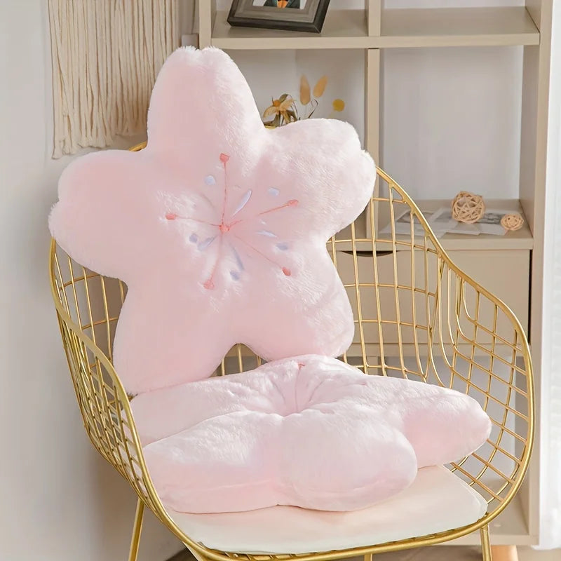 Cherry Blossom Flower Pillow