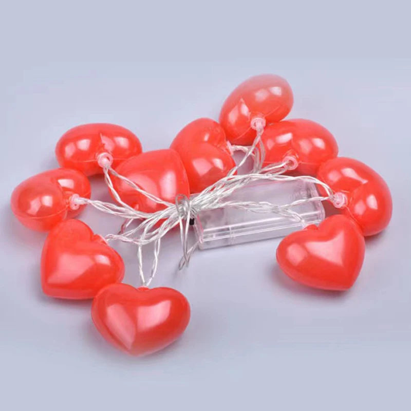 Red Heart String Lights