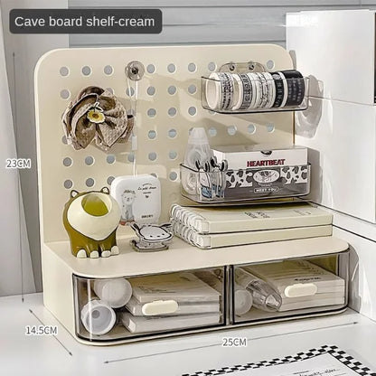 Kawaii Desktop Peg Board Storage Box