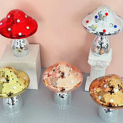 Retro Disco Mushroom Ornament