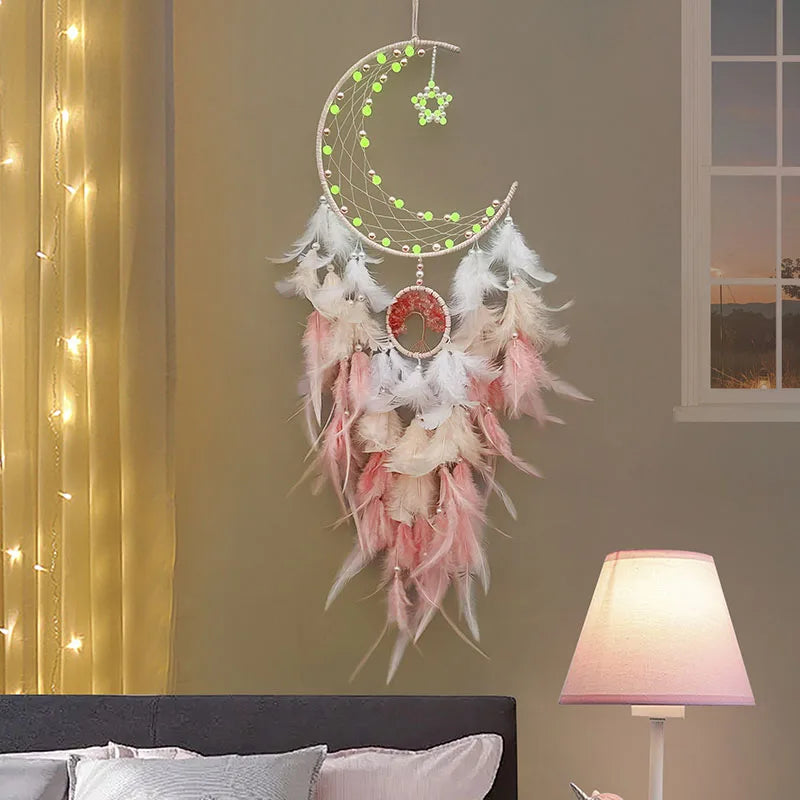 Handmade Natural Crystal Dream Catcher