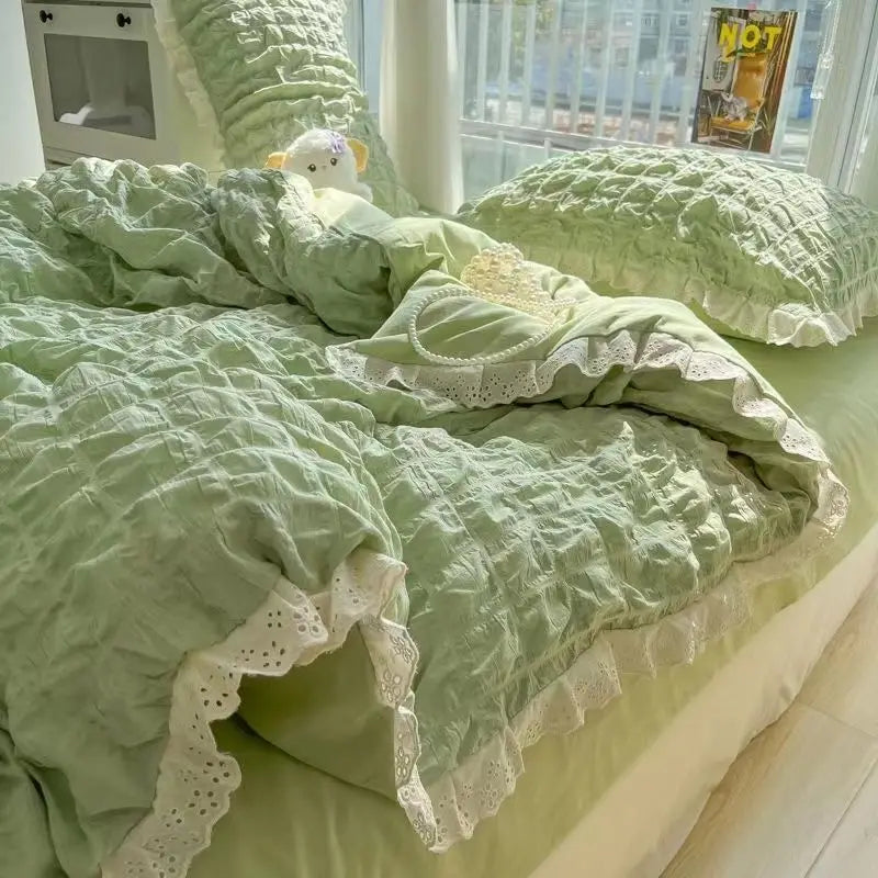 Korean Princess Bedding Set (Summer Style)
