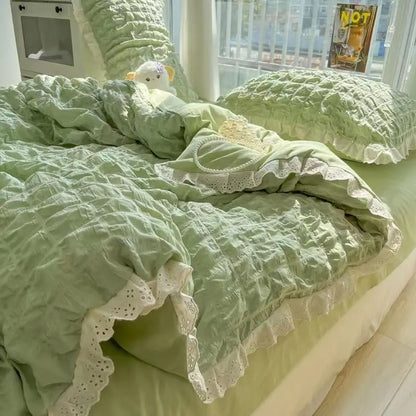 Korean Princess Bedding Set (Summer Style)