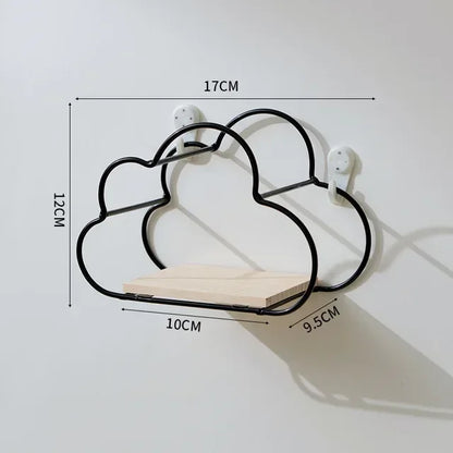 Iron Cloud Wall Shelf