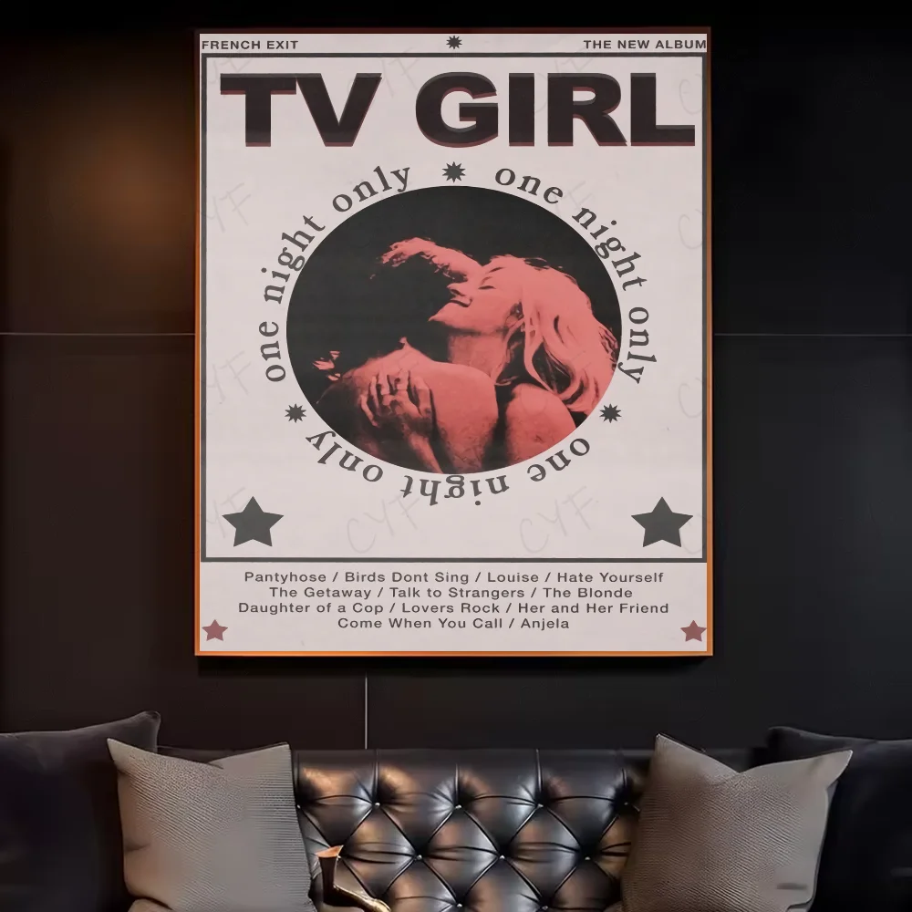 Retro TV Girl, French Exit, or Lovers Rock Poster