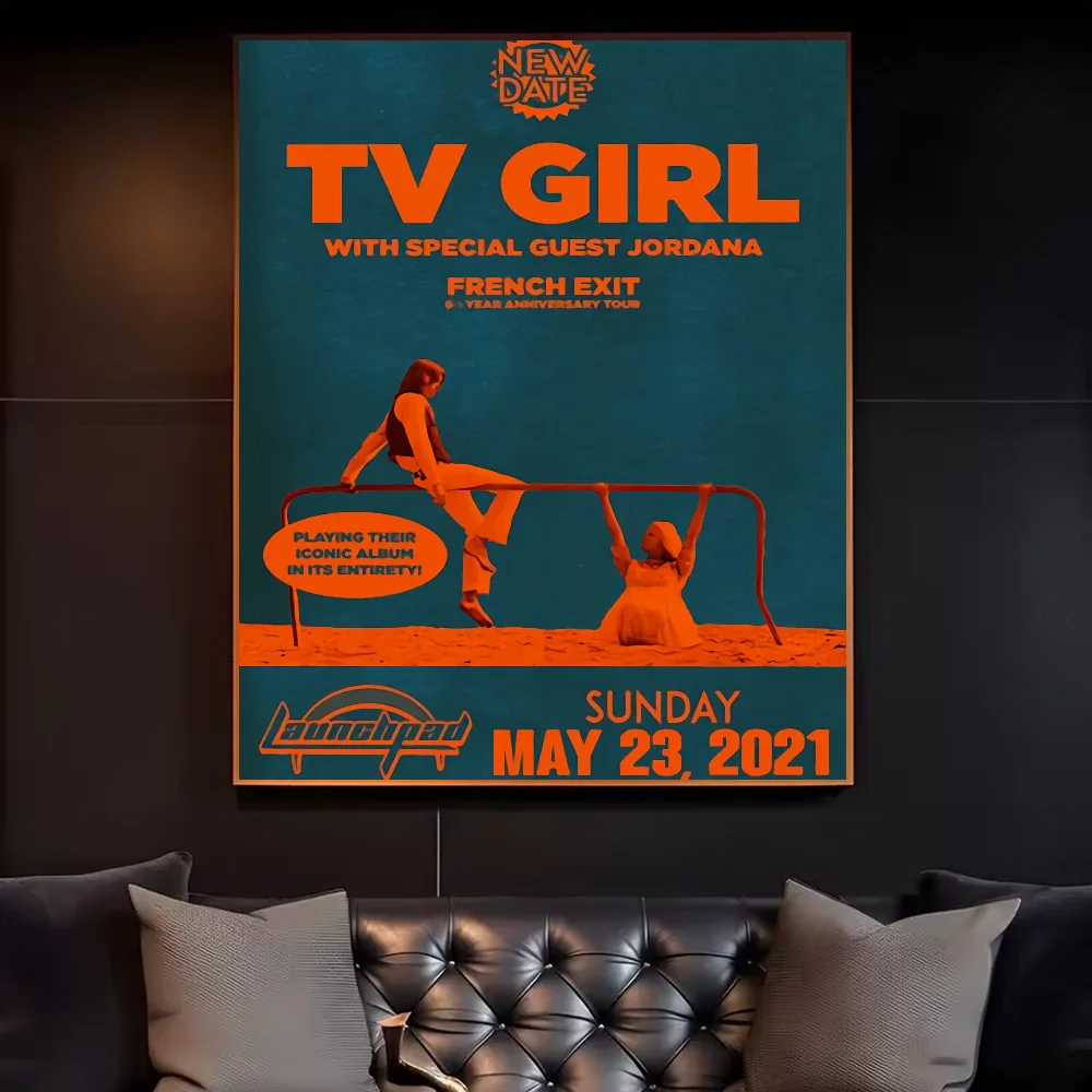 Retro TV Girl, French Exit, or Lovers Rock Poster