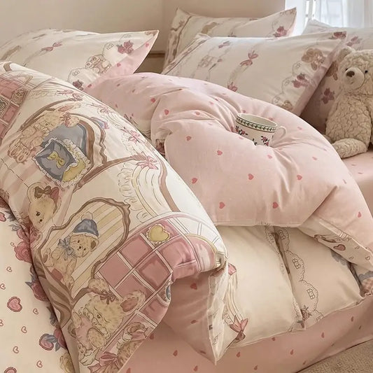 Vintage Bear Bedding Set
