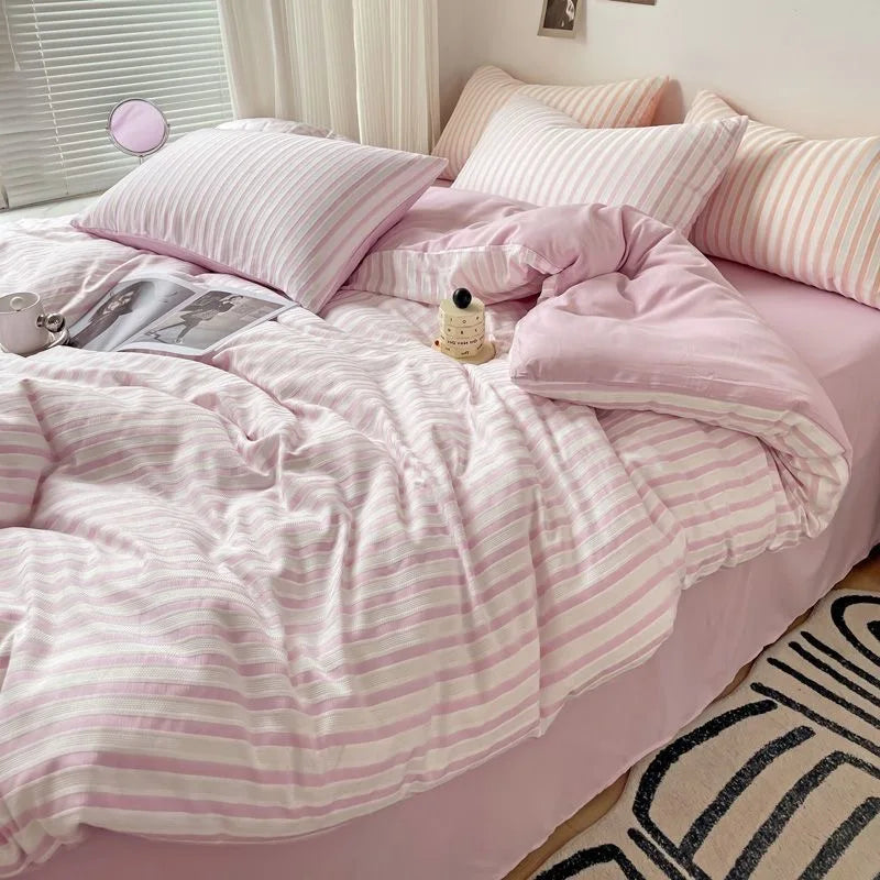 Striped Style Bedding Set
