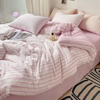 Striped Style Bedding Set
