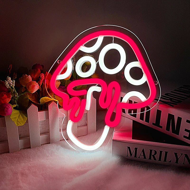 Mushroom Neon Sign
