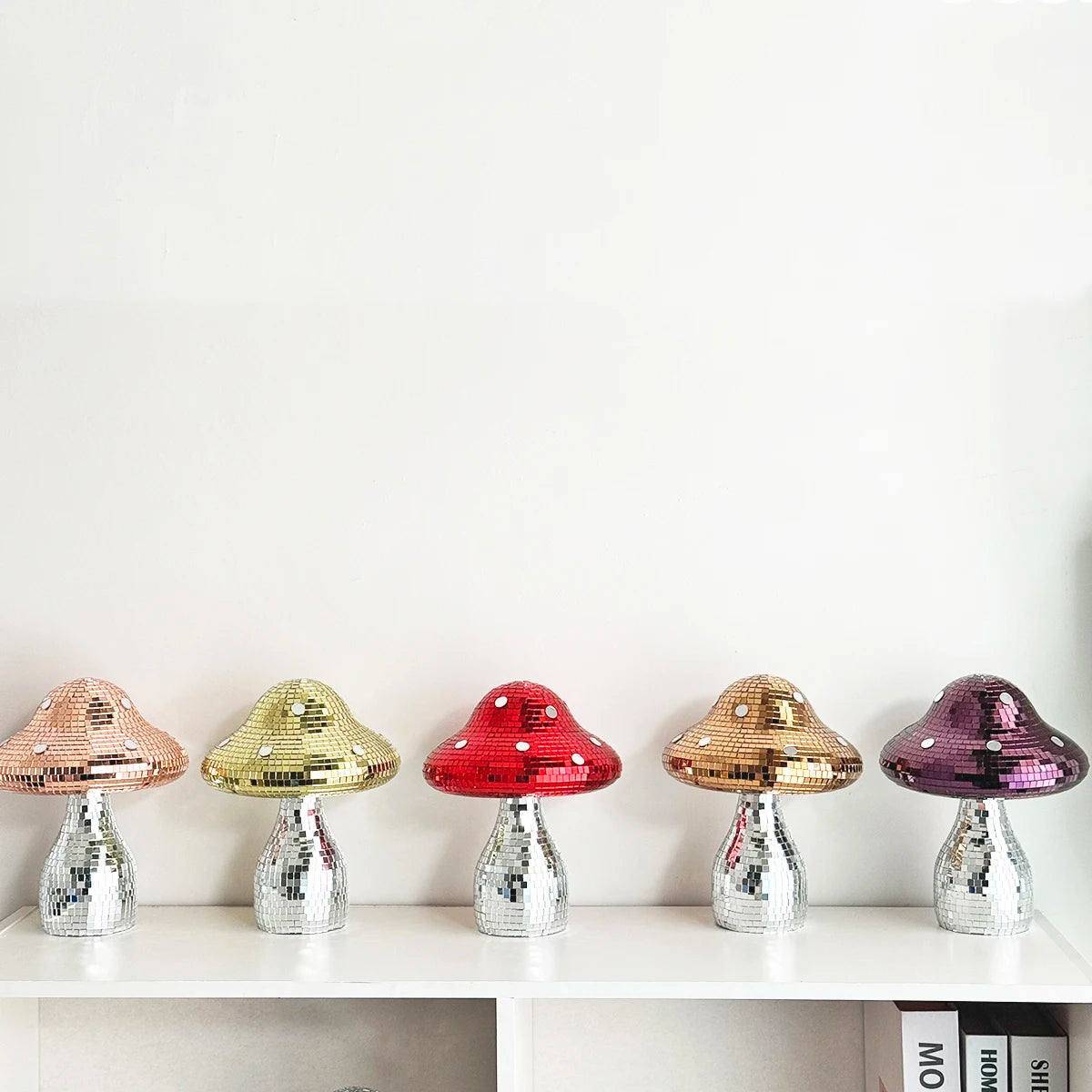 Retro Disco Mushroom Ornament