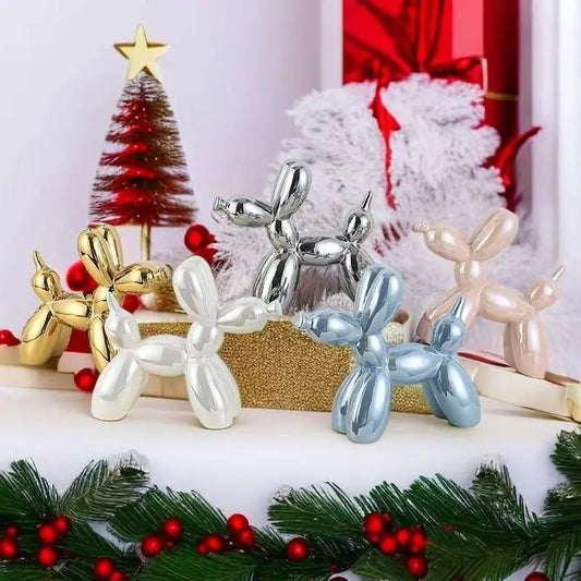 Ceramic Balloon Dog Sculpture