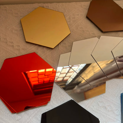 Hexagon Wall Mirror