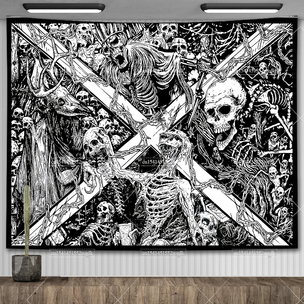 Skull Tapestry