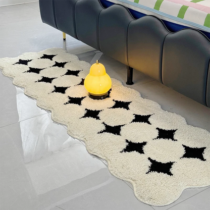 Tufted Heart Biscuit Rug