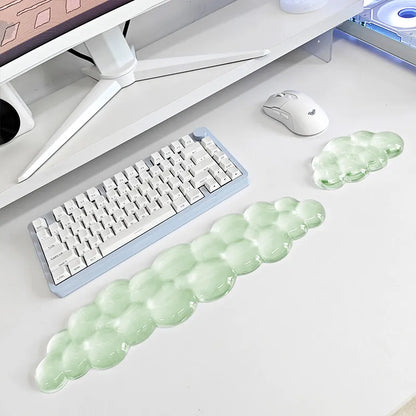 Cloud Keyboard and Mouse Wrist Rest