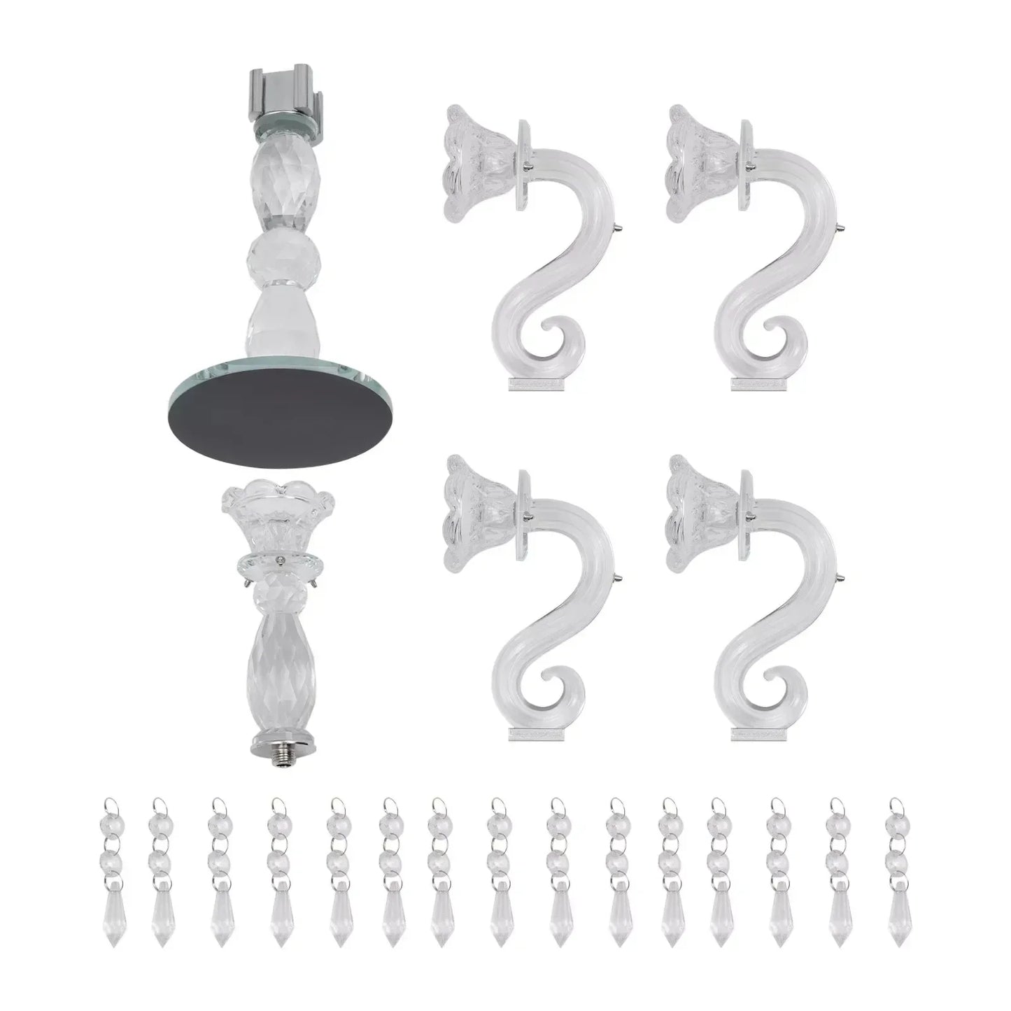 Crystal Candle Centerpiece