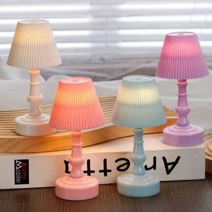 Miniature Retro Flower Desk Lamp